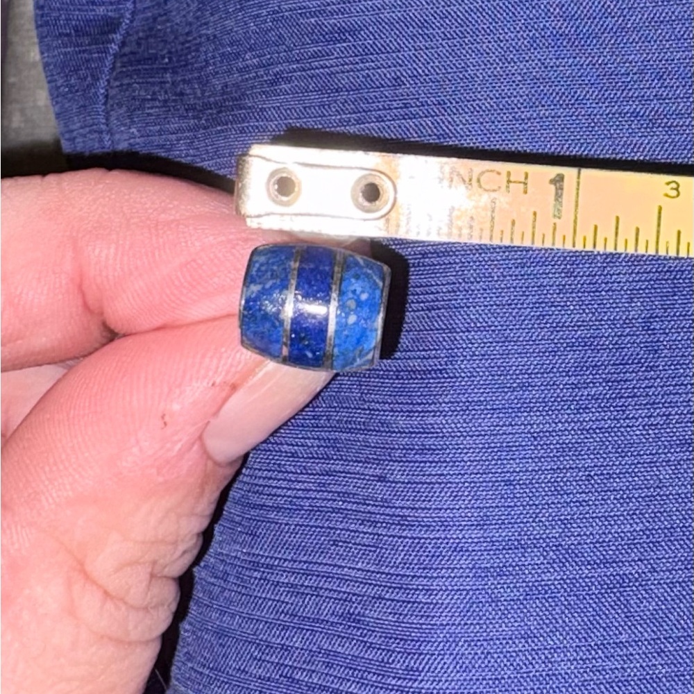 Lapis stud earrings